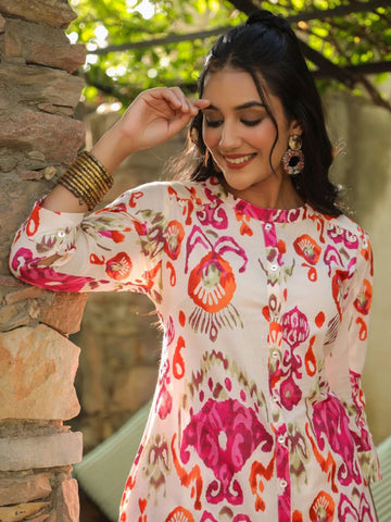 Rayyon Procin Printed Kurti with pant