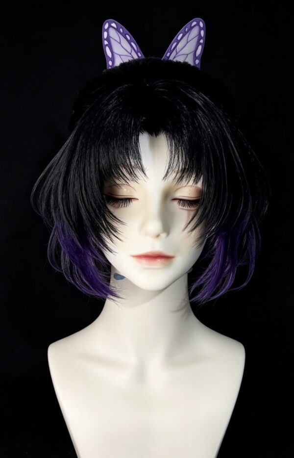 Demon Slayer Shinobu Kocho Hand-Styled Cosplay Wig