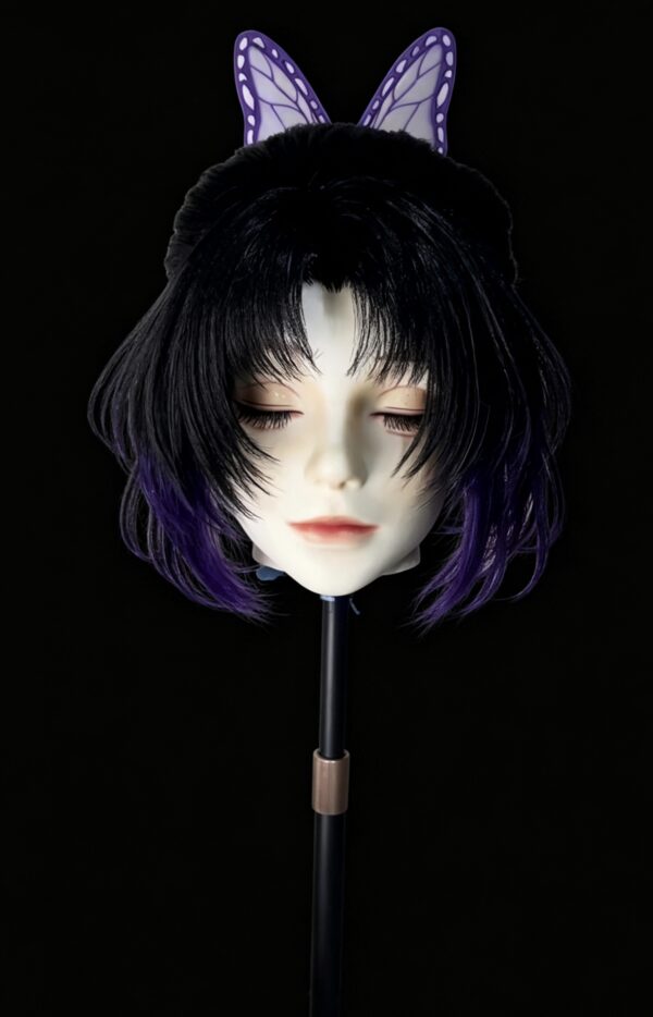Demon Slayer Shinobu Kocho Hand-Styled Cosplay Wig