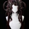 1BDDDCAA-56BE-44EE-8CEE-F0A77F04C743 Hand-styled Hu Tao Cosplay Wig (Lantern Rite) | Genshin Impact