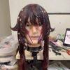 Screenshot Hand-styled Hu Tao Cosplay Wig (Lantern Rite) | Genshin Impact